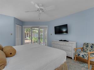 Flat Screen TV in Primary Bedroom