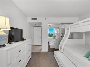 Flat Screen TV in Bunk Guest bedroom