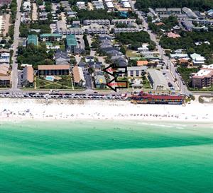 Great location and comes with 3 Beach Set Ups 6 chairs and 3 umbrellas Seasonally provided