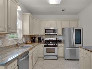 Large kitchen with modern appliances