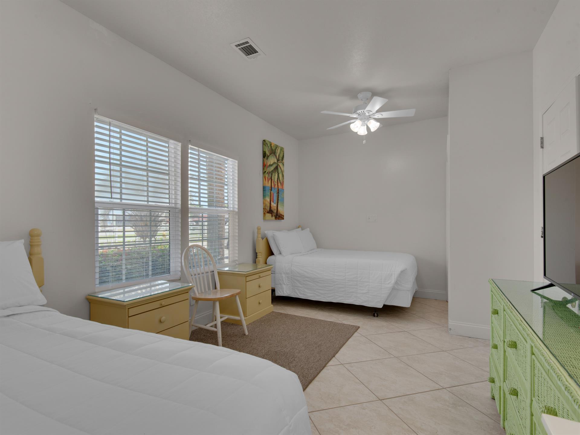 1st floor guest bedroom 2 with 2 full size beds