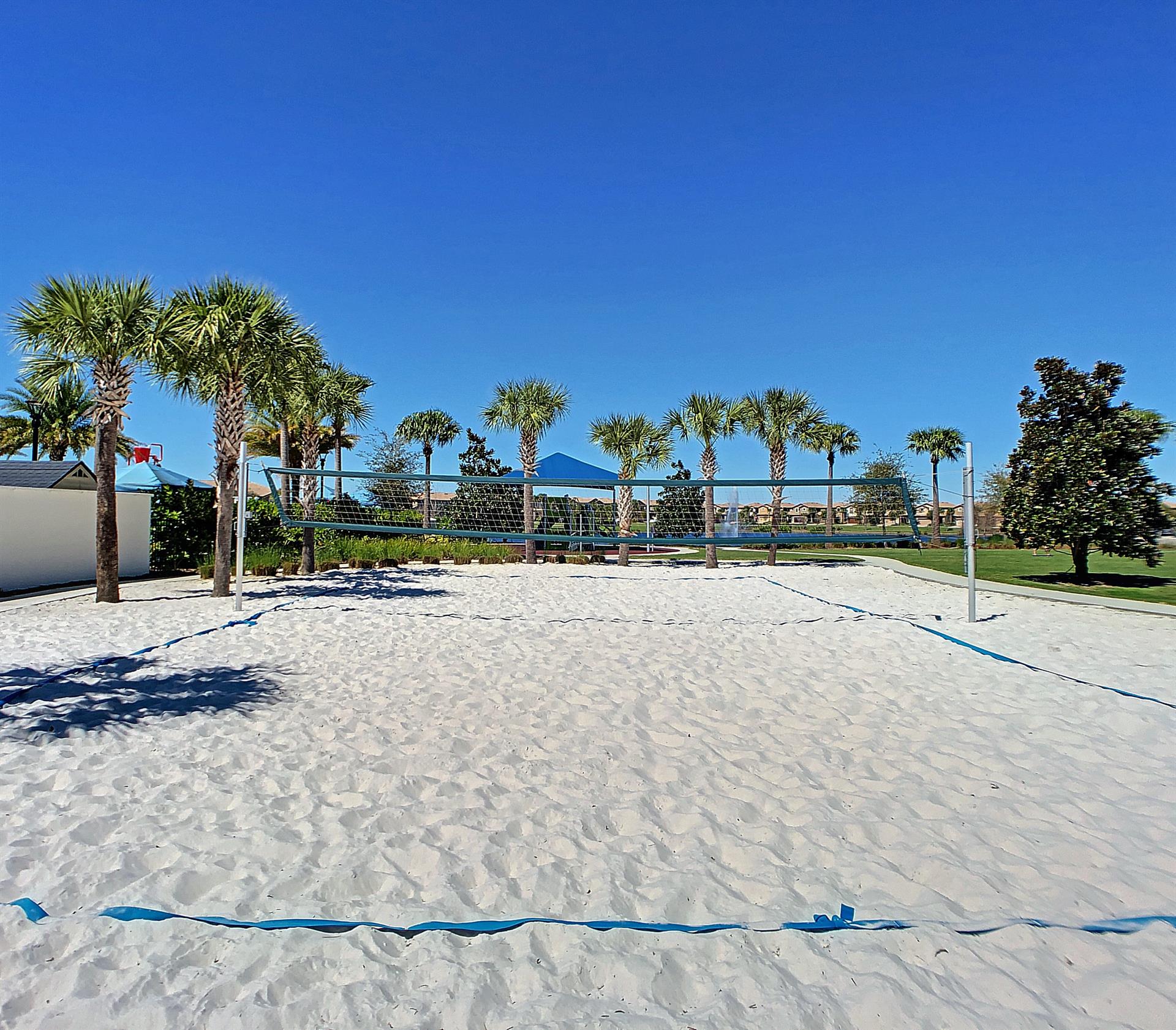sand volleyball court