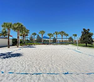 sand volleyball court