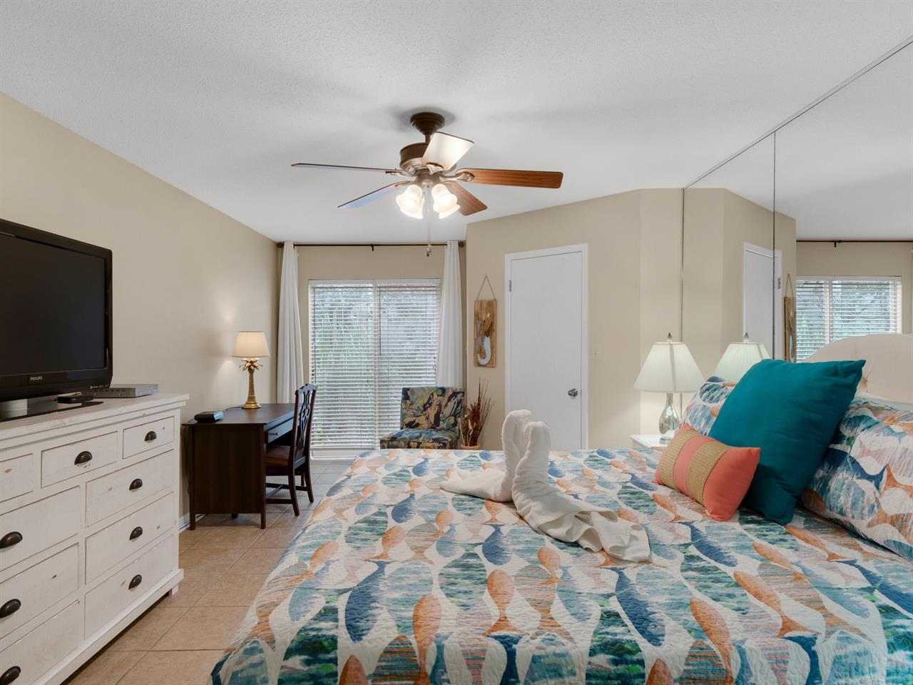 Flat Screen TV in Primary