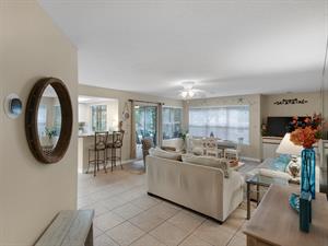 Entrance to Screened Porch from Living Area