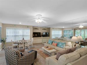 Large Flat Screen TV in Living Area