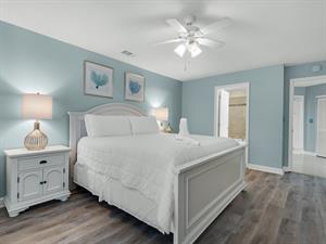 King bed in primary room