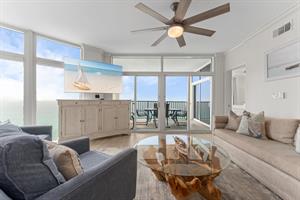 Living Area with Flat Screen TV