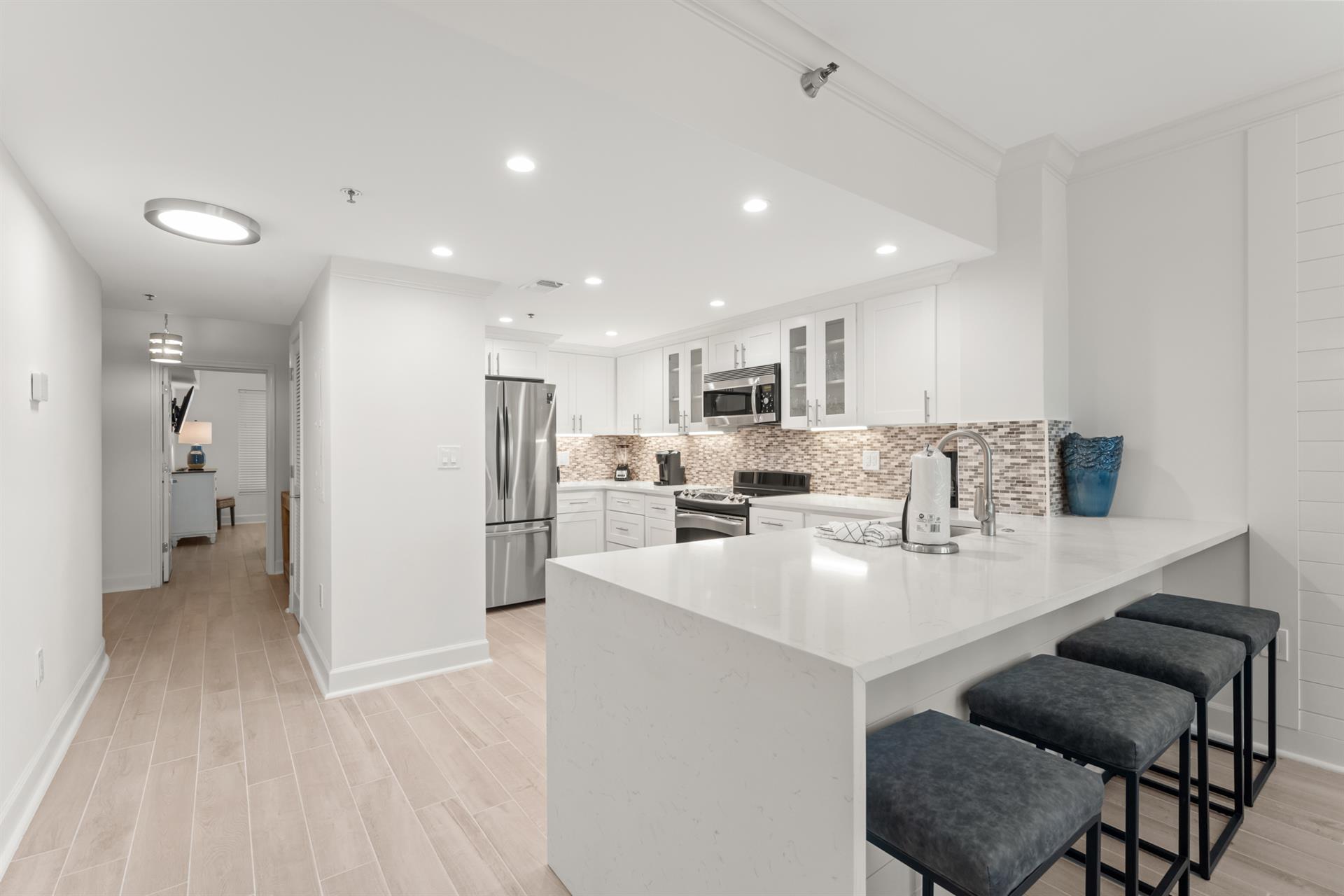 Kitchen with Bar Seating