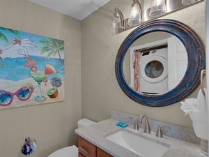 1st Floor Half Bath and Laundry Area