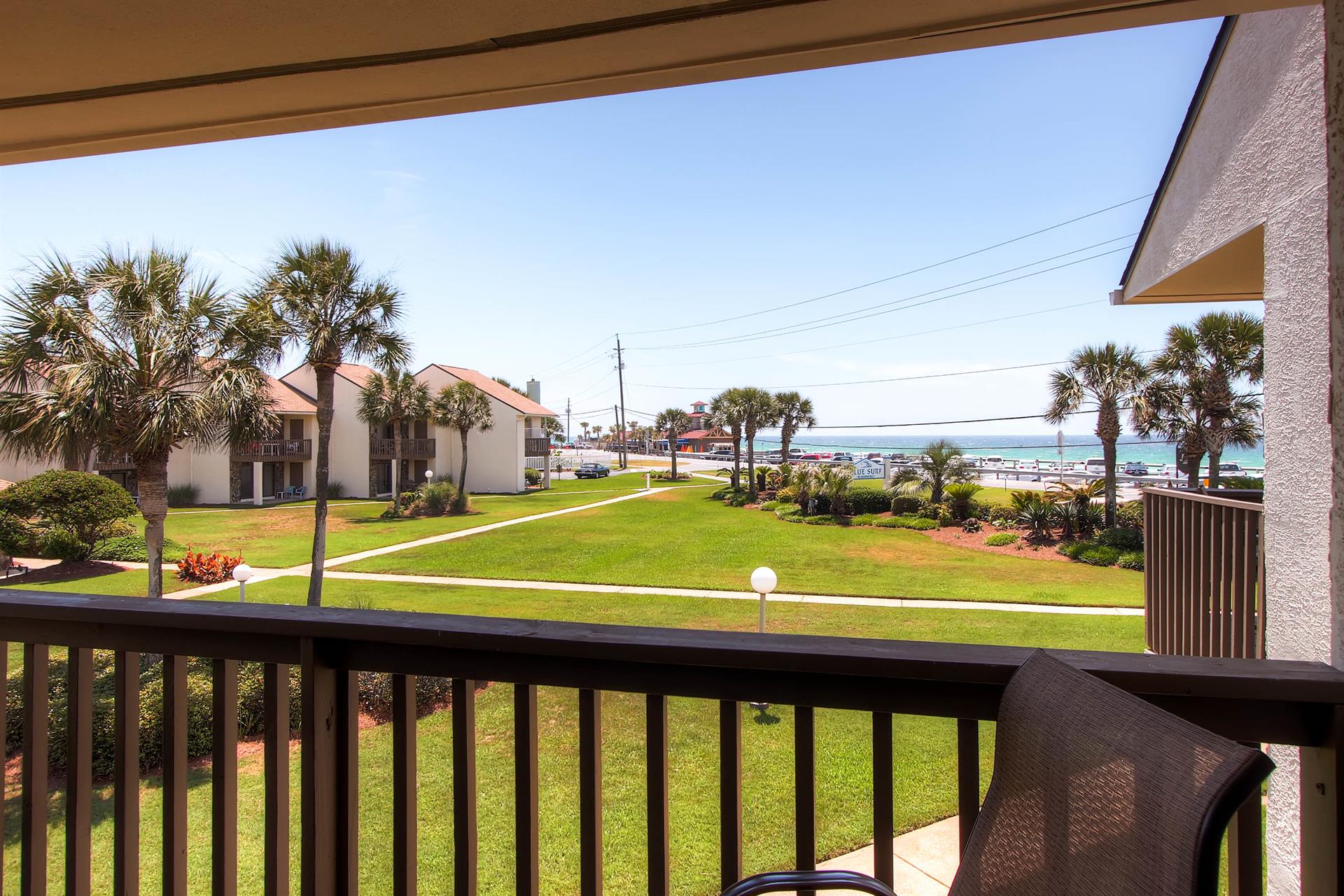 Gulf View from 2nd Floor Balcony