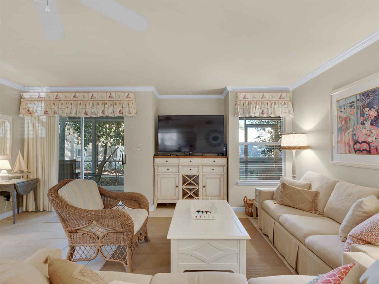 Flat Screen TV in Living Area