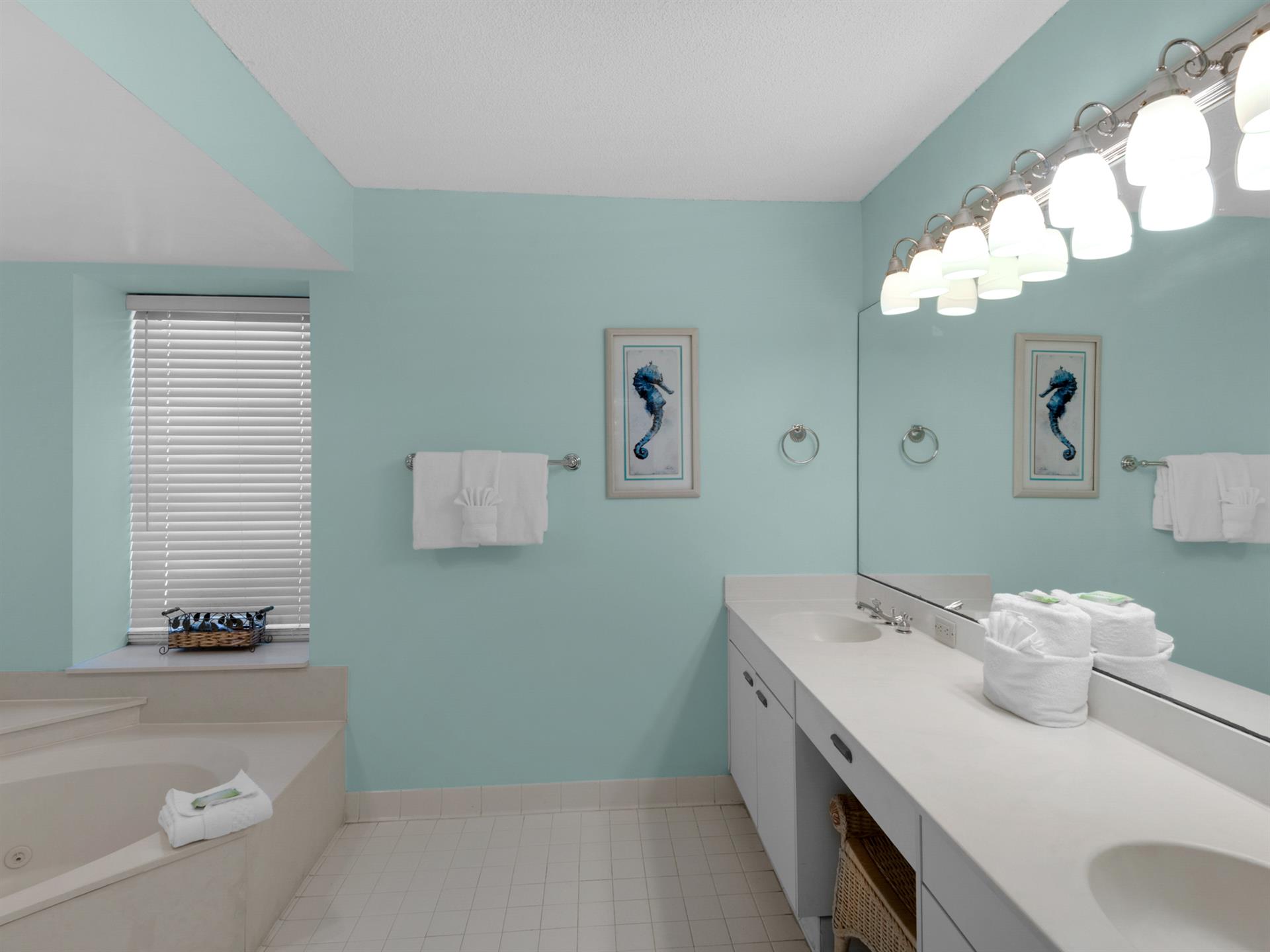 Spacious Primary Bathroom