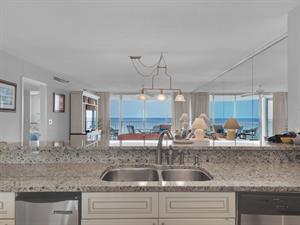 Overview of Living  Dining from Kitchen