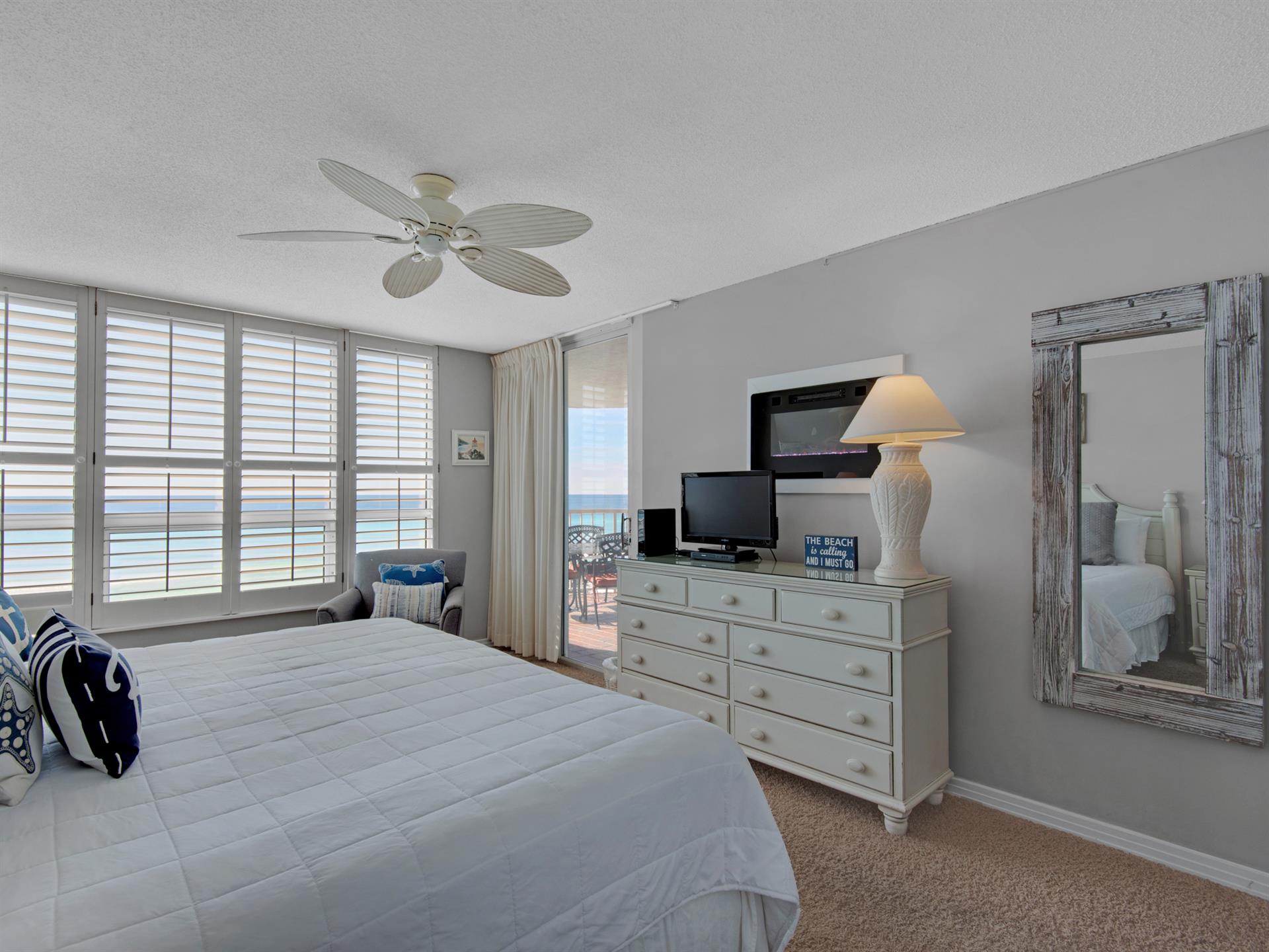 Flat Screen TV in Primary Suite