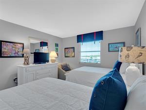 Flat Screen TV in Guest Bedroom