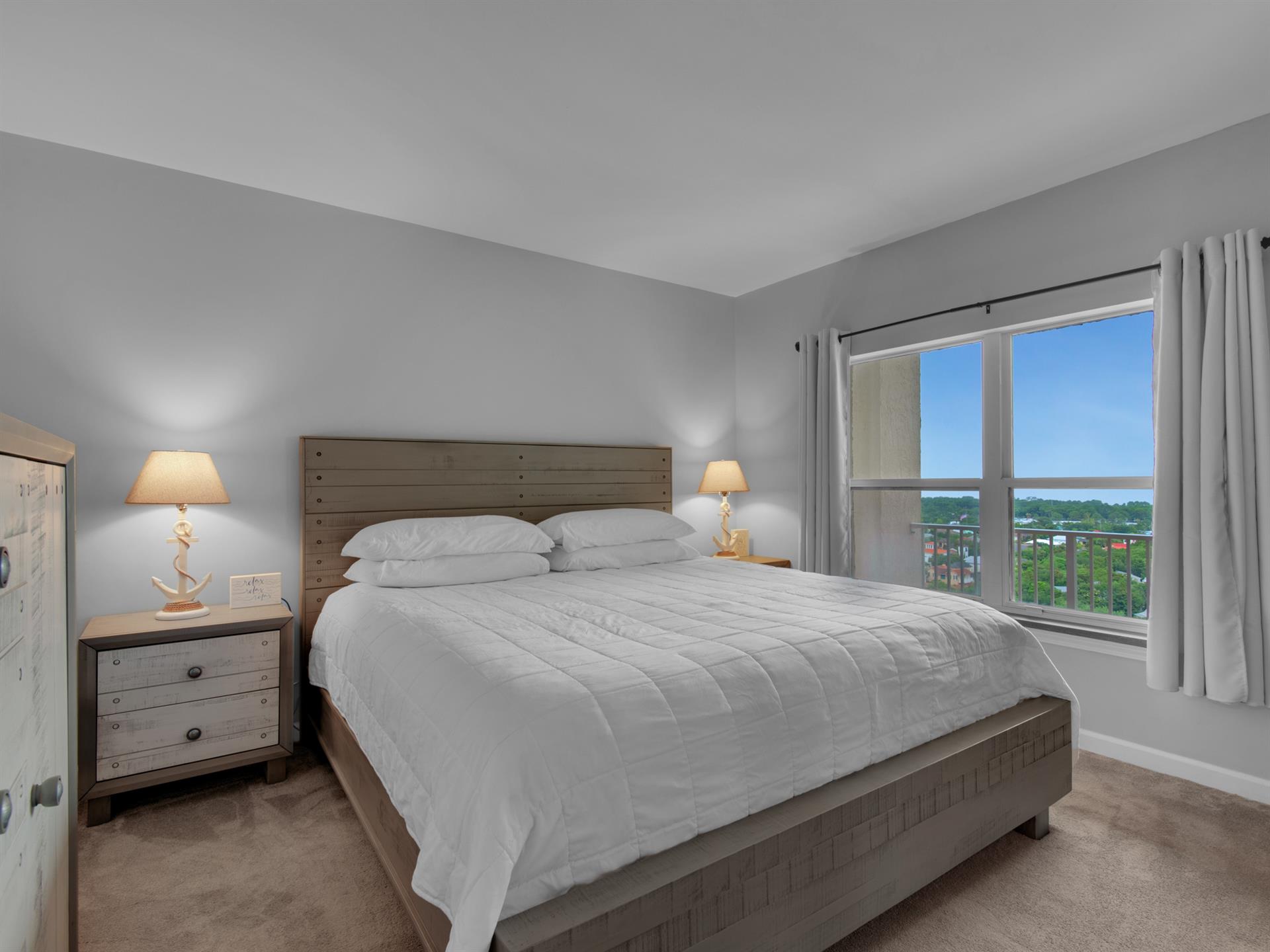 Front Guest Bedroom with King Bed