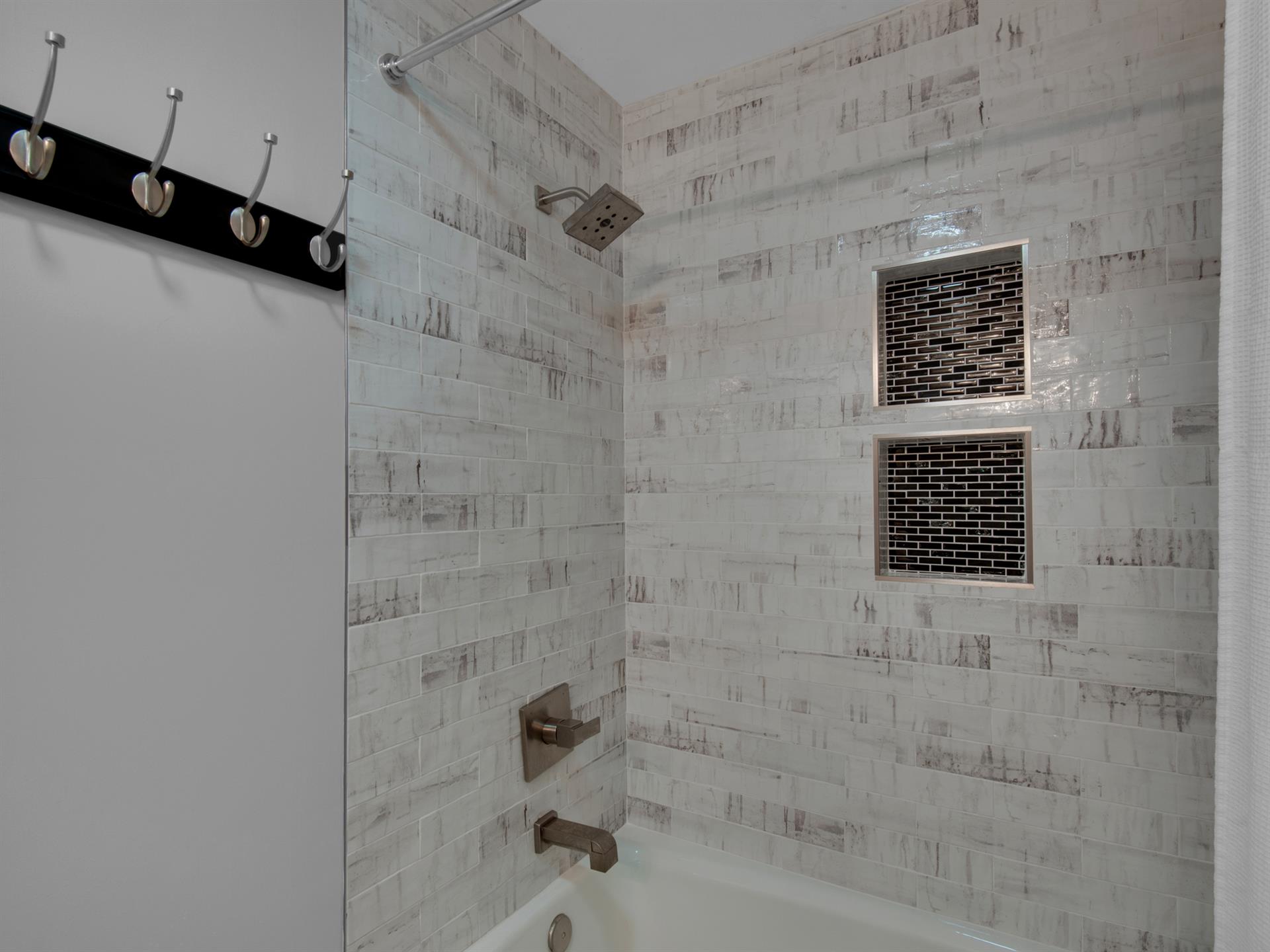 Tub Shower Combo in Front Guest Bathroom
