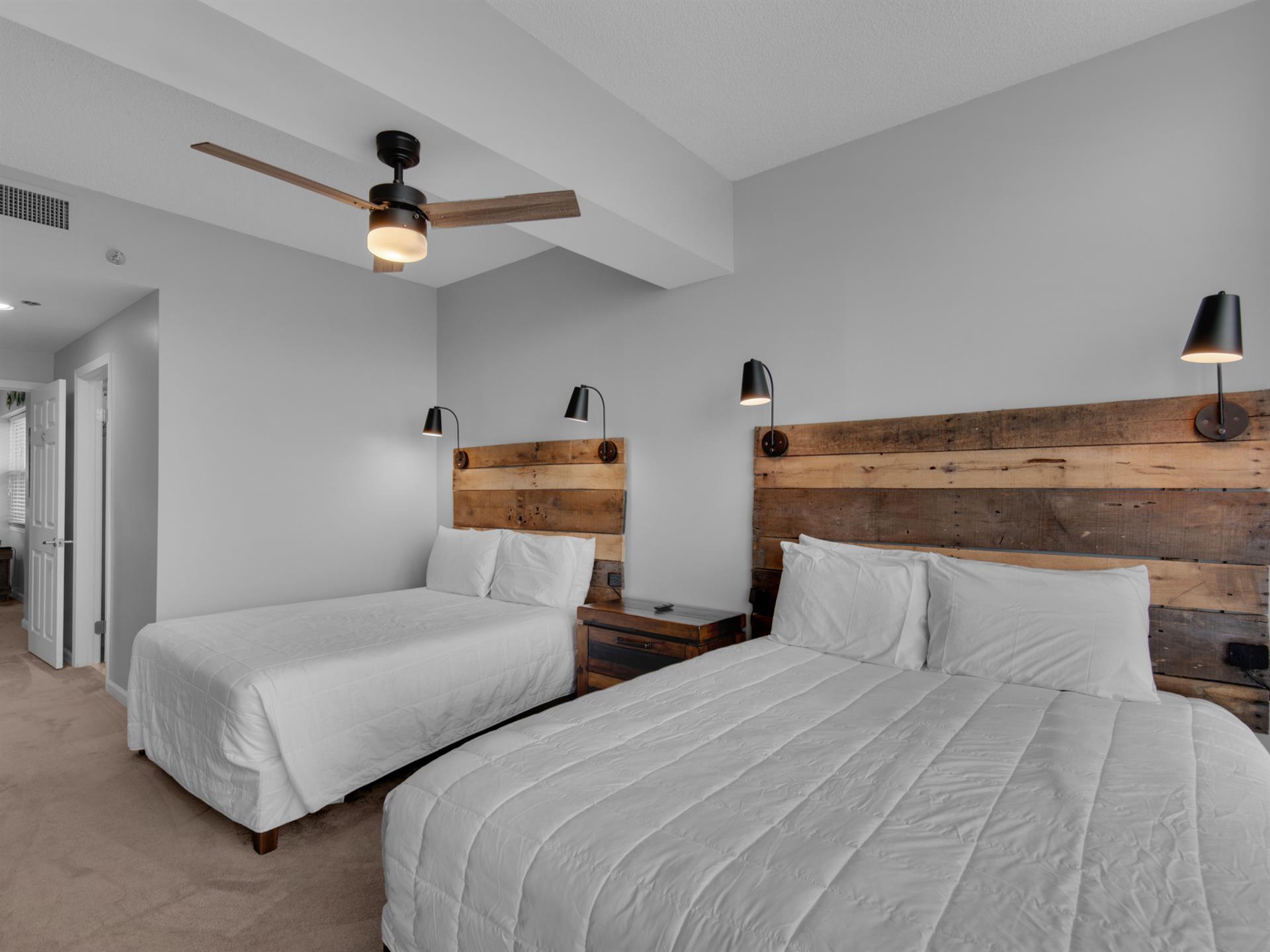 Guest Ste. Bedroom 2 with 1 Queen and 1 Full Bed