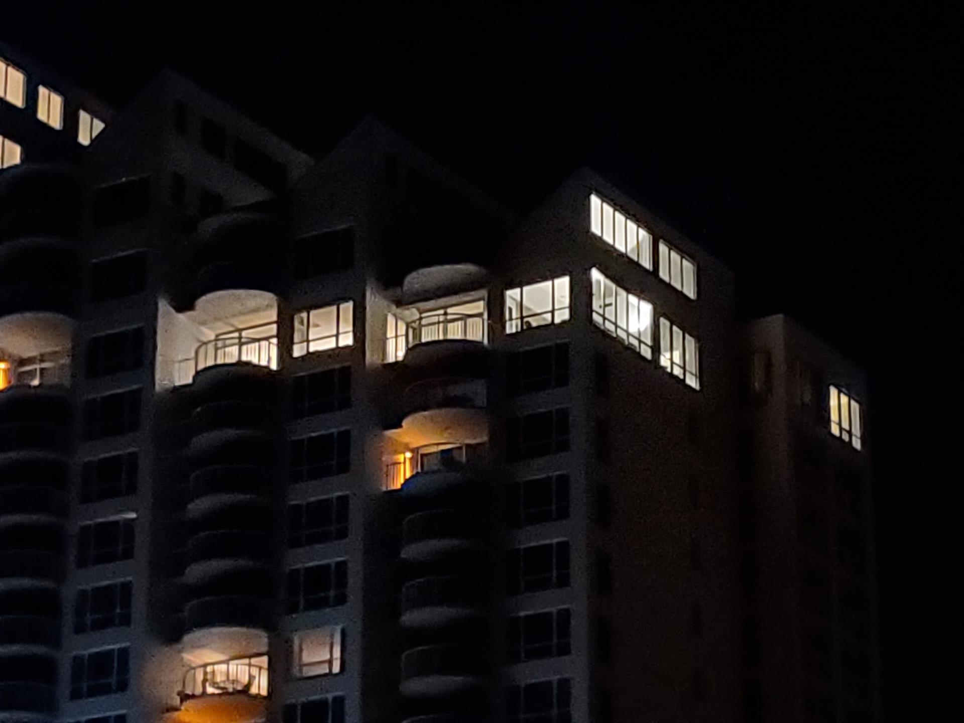 Night time view of Penthouse