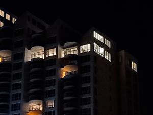 Night time view of Penthouse