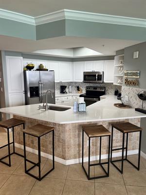 Kitchen with Bar Seating