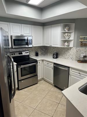 Kitchen with Stainless Steel Appliances