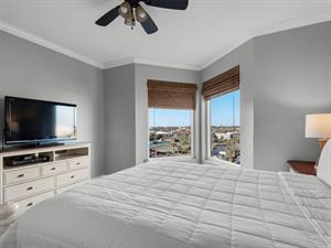 Guest Bedroom 1 with Queen Bed and Flat Screen TV