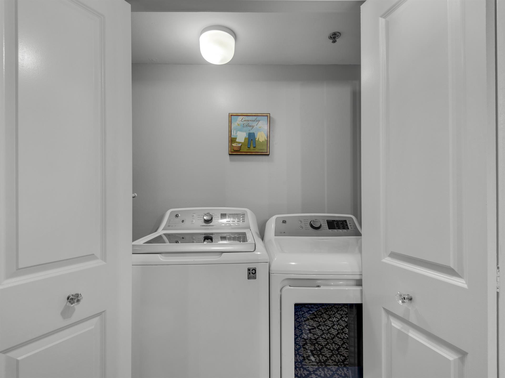 Laundry Area in Guest Bathroom 1