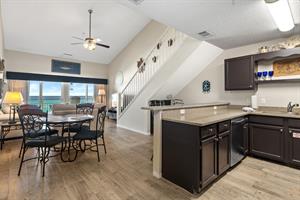 Dining Area and Stairs to Loft