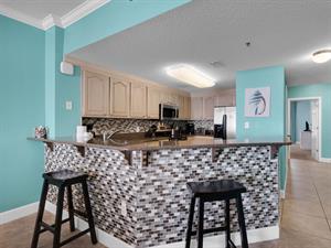 Kitchen with Bar seating