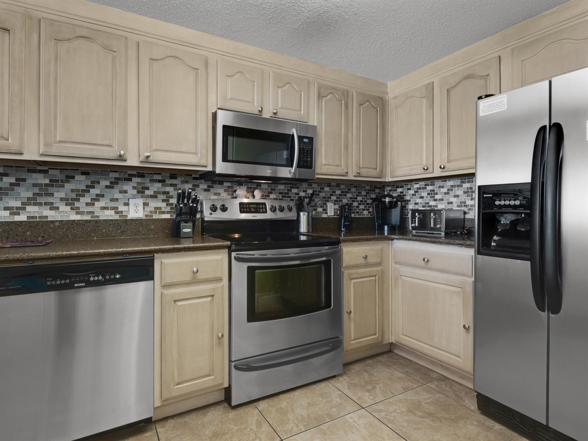 Kitchen with Stainless Steel Appliances