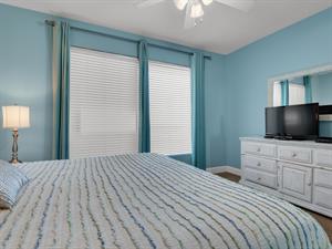 Guest Bedroom 1 with King Bed and Flat Screen TV