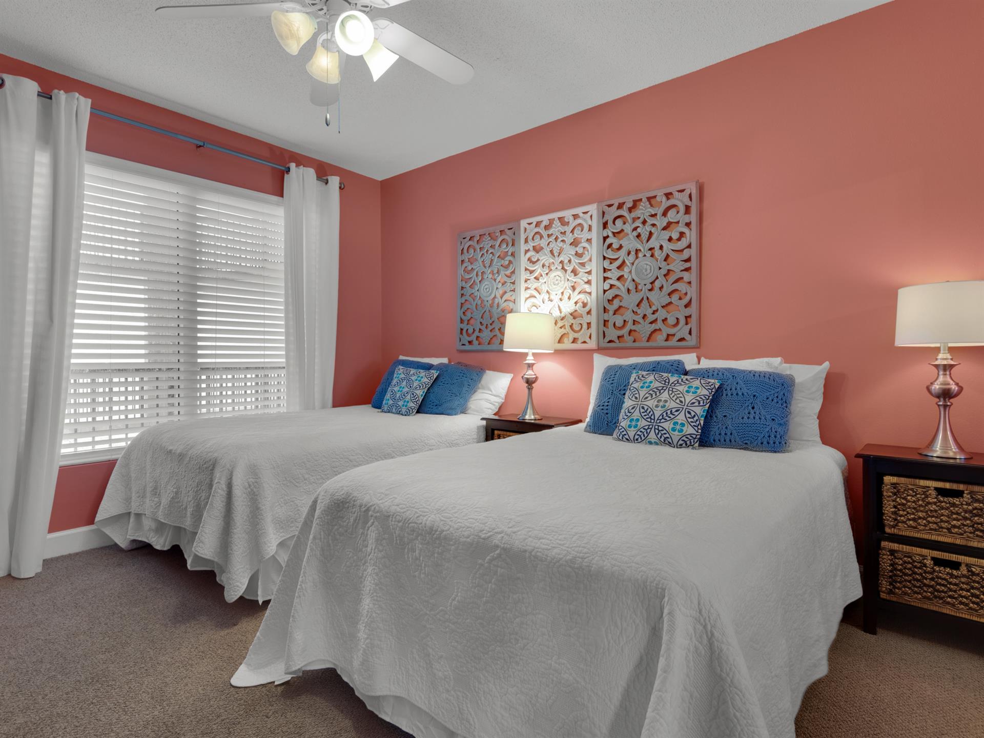 Guest Bedroom 2 with 2 Double Beds