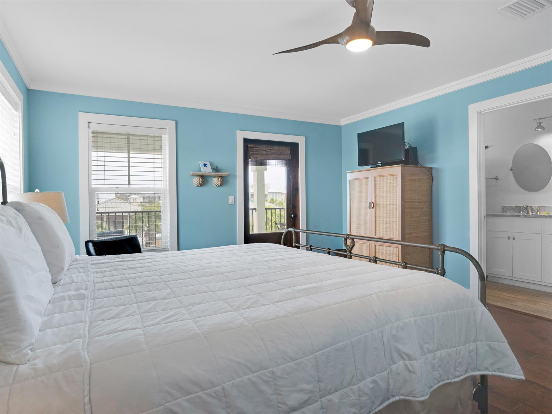 Primary Bedroom with TV