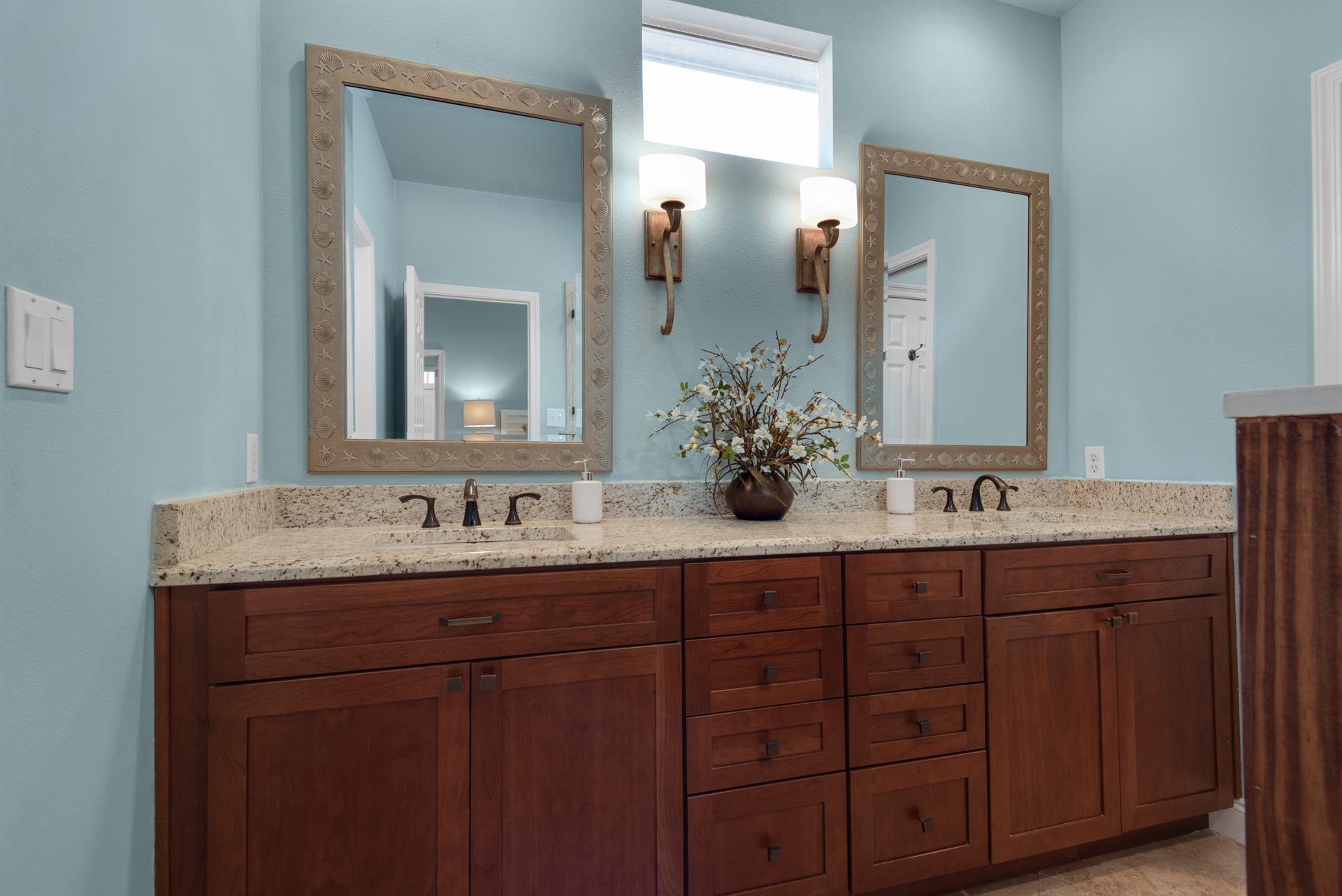 Primary Bath with Double Vanity