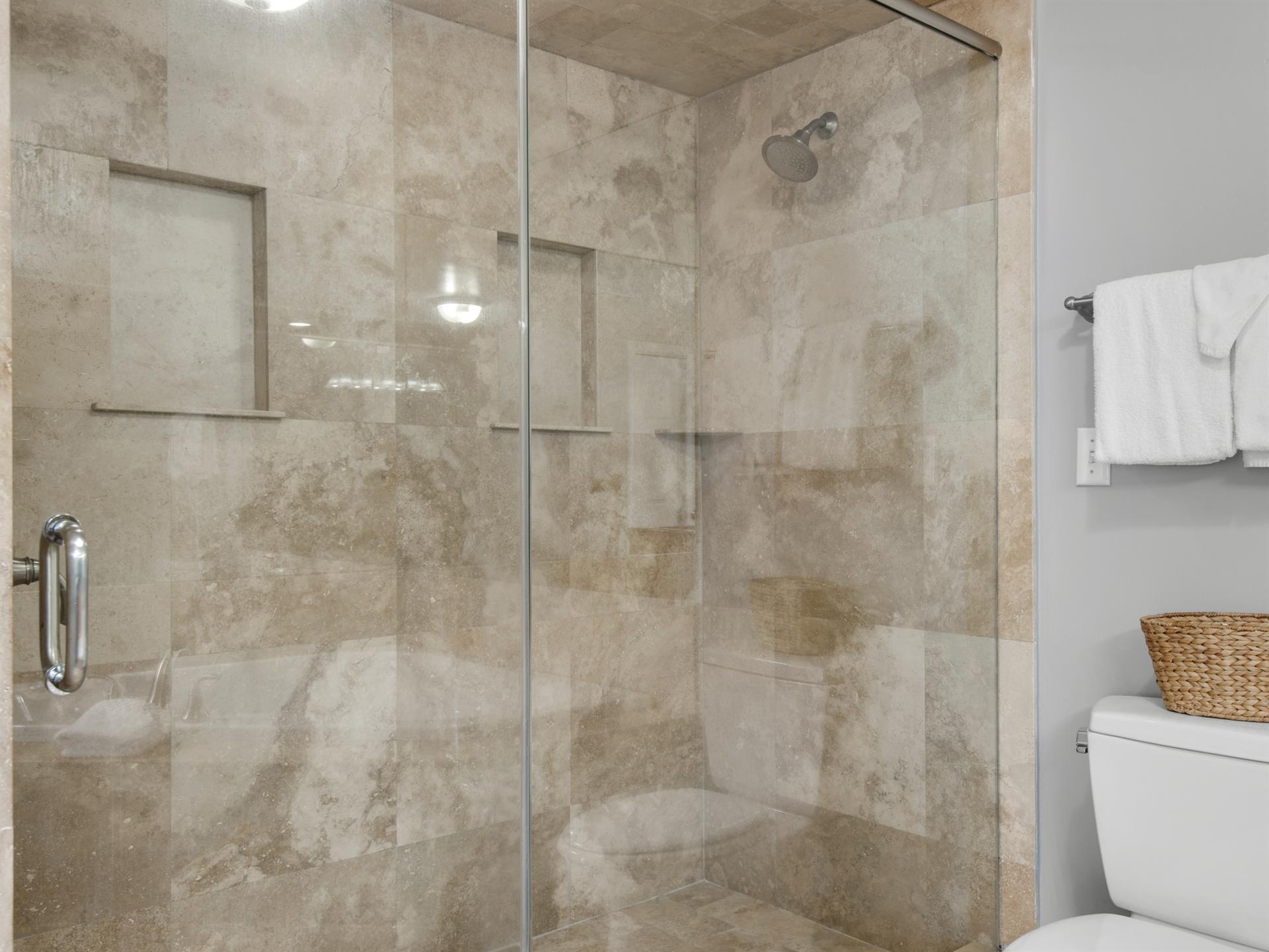 Primary Bathroom with WalkIn Shower