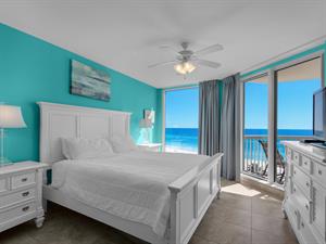 Primary Bedroom with King Bed and Flat Screen TV