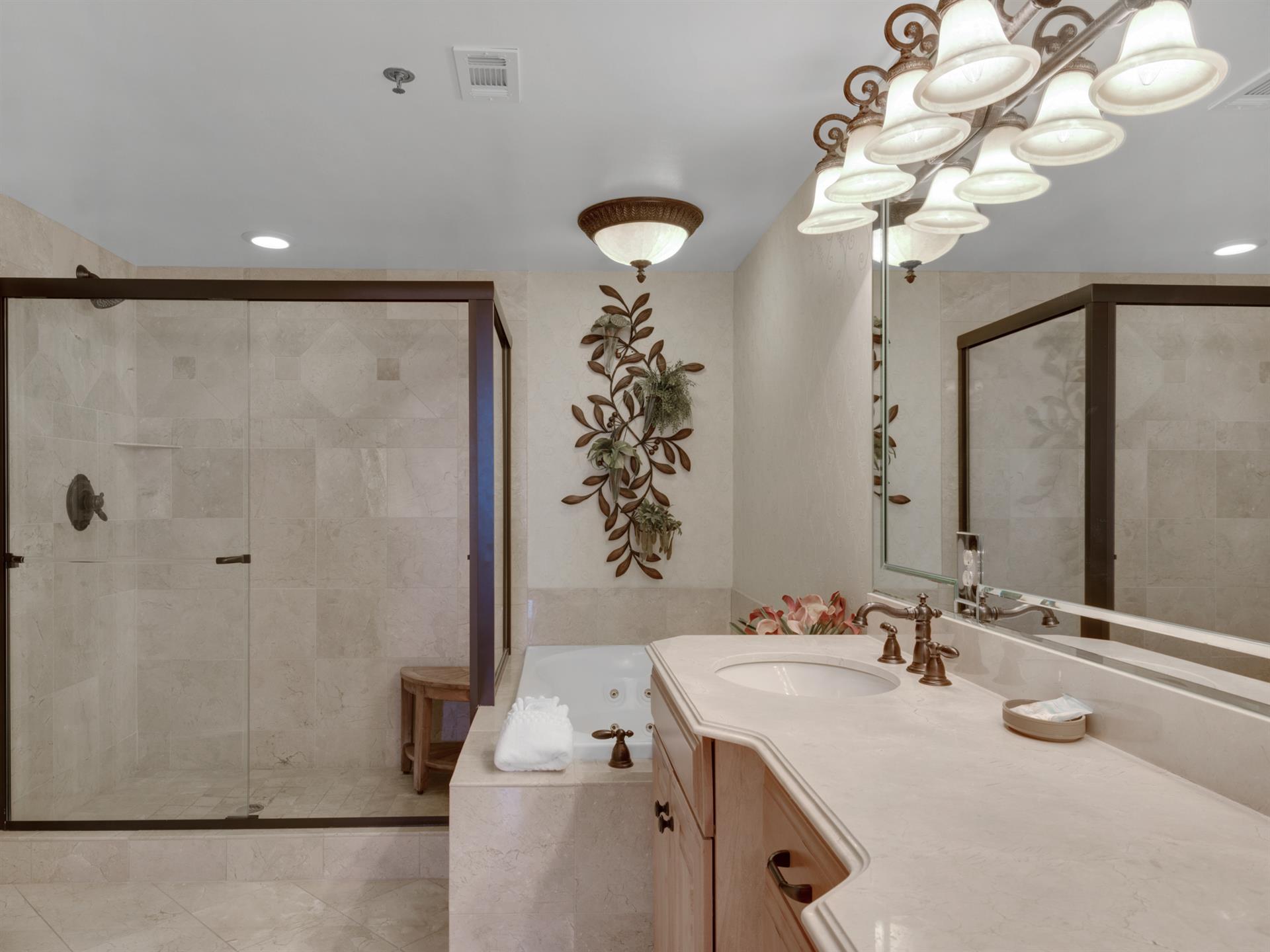 Primary Bathroom with Double Vanity