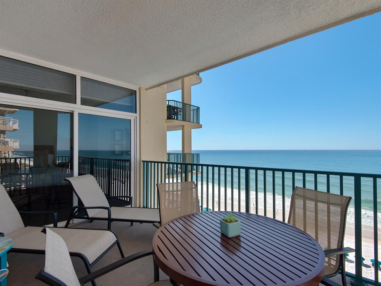 Private Balcony off Living Area and Primary Bedroom