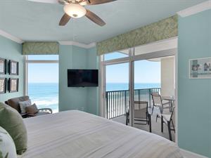 Primary Bedroom with King Bed and Flat Screen TV