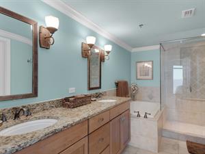 Primary Bathroomw with Double Vanity