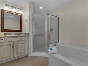 Primary Bathroom with Soaking Tub and Walkin Shower