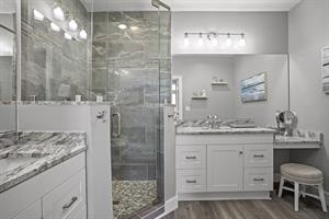 Primary Bathroom with Double Vanity