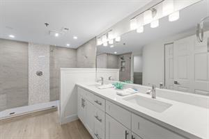 Primary Bathroom with Double Vanity
