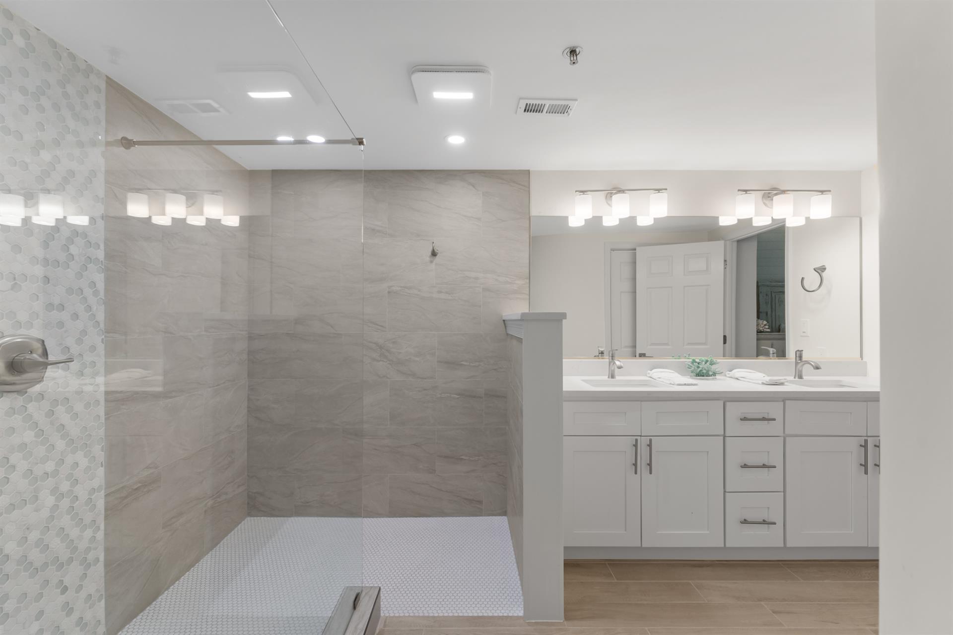 Primary Batroom with Huge WalkIn Shower