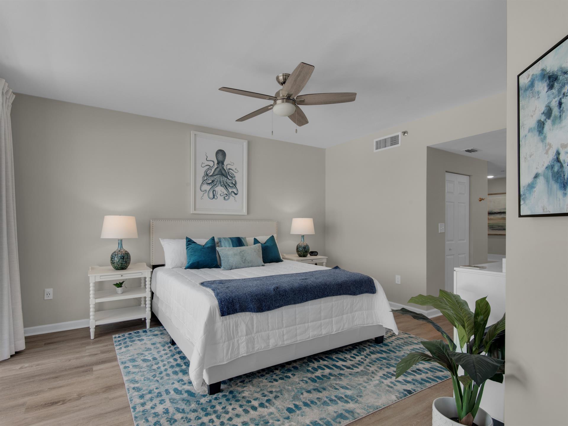 Primary Bedroom with King Bed