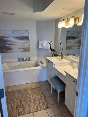 Primary Bathroom with Double Vanity