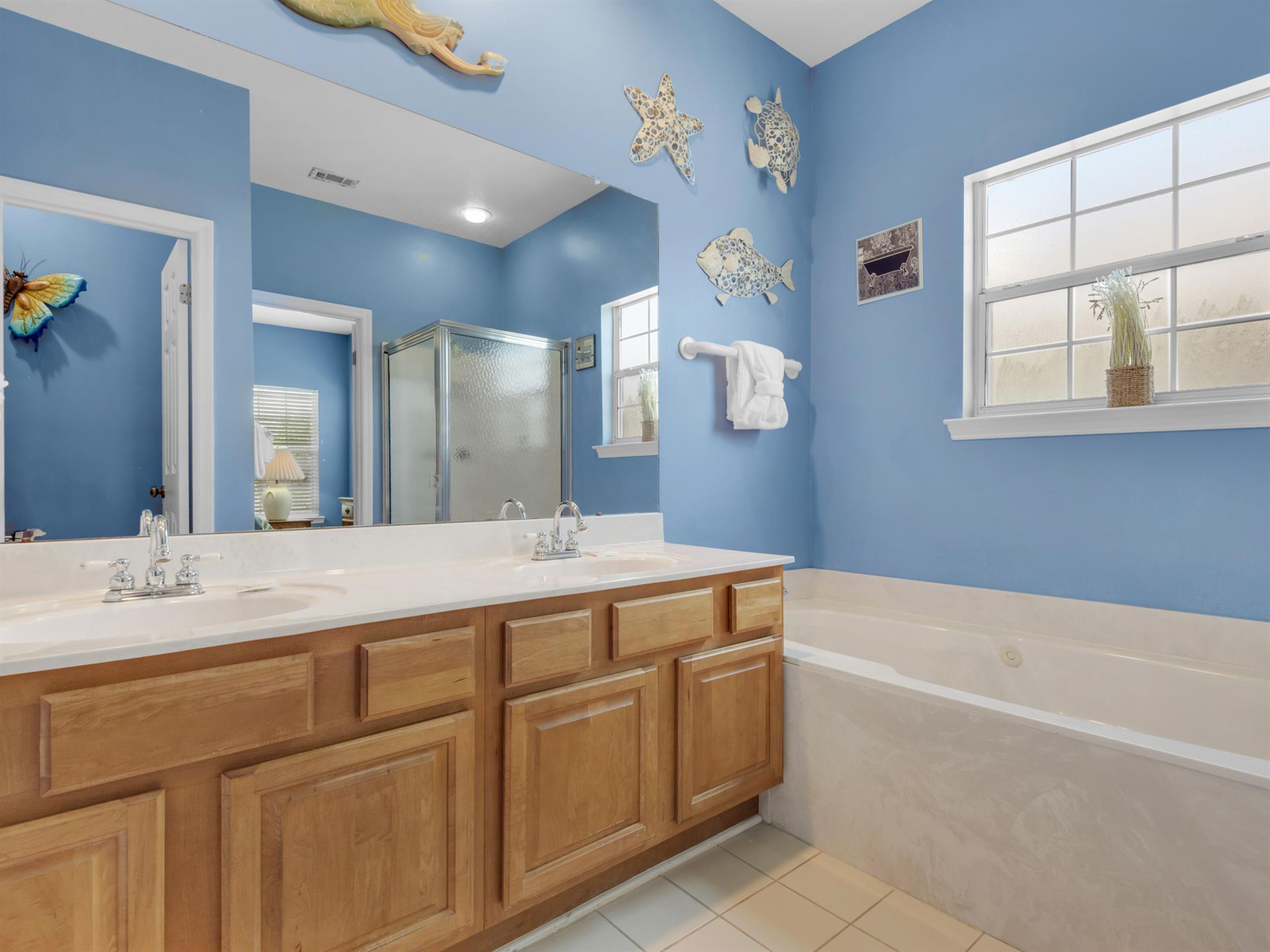 Primary Bathroom with Double Vanity