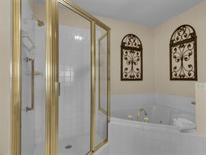 Primary bathroom with jetted tub